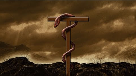 Yeshua is lifted as like the serpent on the pole