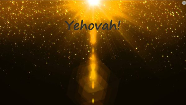 Yehovah reveals the glory
